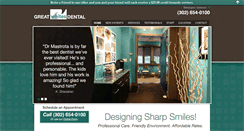 Desktop Screenshot of greatwhitesdental.com